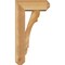 Ekena Millwork Olympic Craftsman Rough Sawn Bracket w/ Offset Brace, Western Red Cedar, 6"W x 14"D x 26"H BKT0604X14X26OLY04RWR - alternate 2